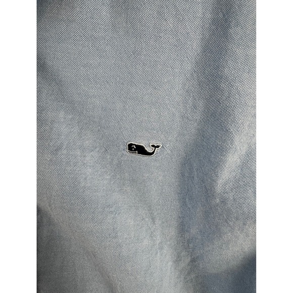 Vineyard Vines Boys Light Blue Button Up 
Shirt Size 16 Long Sleeve Basic - Picture 2 of 9